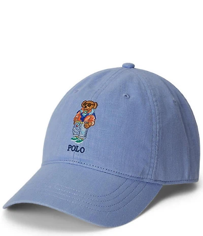 Polo Ralph Lauren Polo Bear Linen-Blend Ball Cap