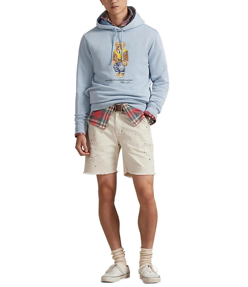 Polo Ralph Lauren Polo Bear Long Sleeve Garment-Dyed Fleece Hoodie