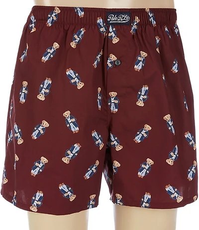 Polo Ralph Lauren Polo Bear Printed Woven Boxer Shorts