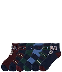 Polo Ralph Lauren Polo Crest Quarter Socks 6-Pack
