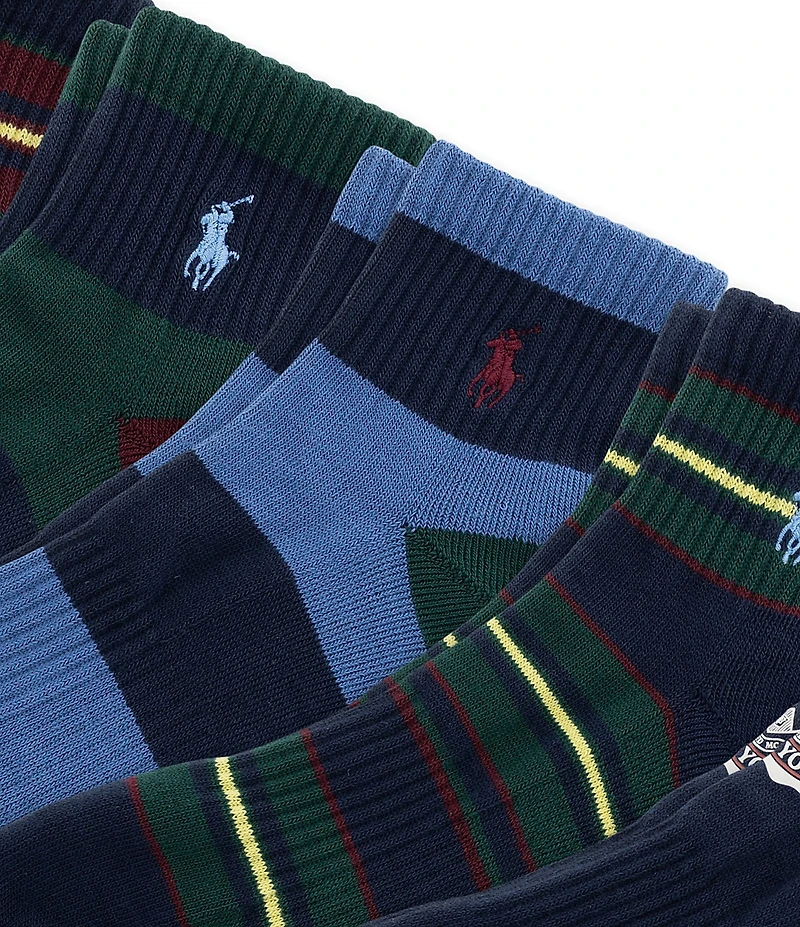 Polo Ralph Lauren Polo Crest Quarter Socks 6-Pack