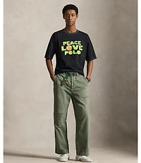 Polo Ralph Lauren Polo Ralph Lauren Classic Fit Peace Love Polo Short-Sleeve T-Shirt