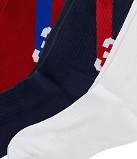 Polo Ralph Lauren Polo Sash Crew Socks 3-Pack