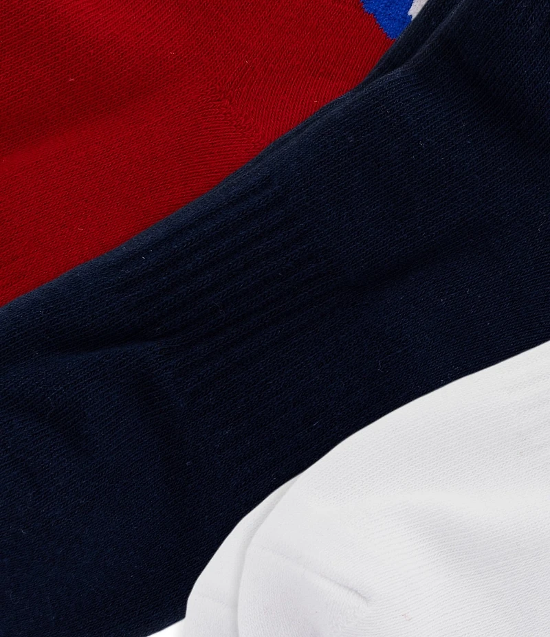 Polo Ralph Lauren Polo Sash Quarter Socks 3-Pack