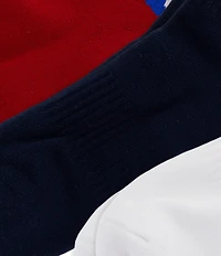 Polo Ralph Lauren Polo Sash Quarter Socks 3-Pack