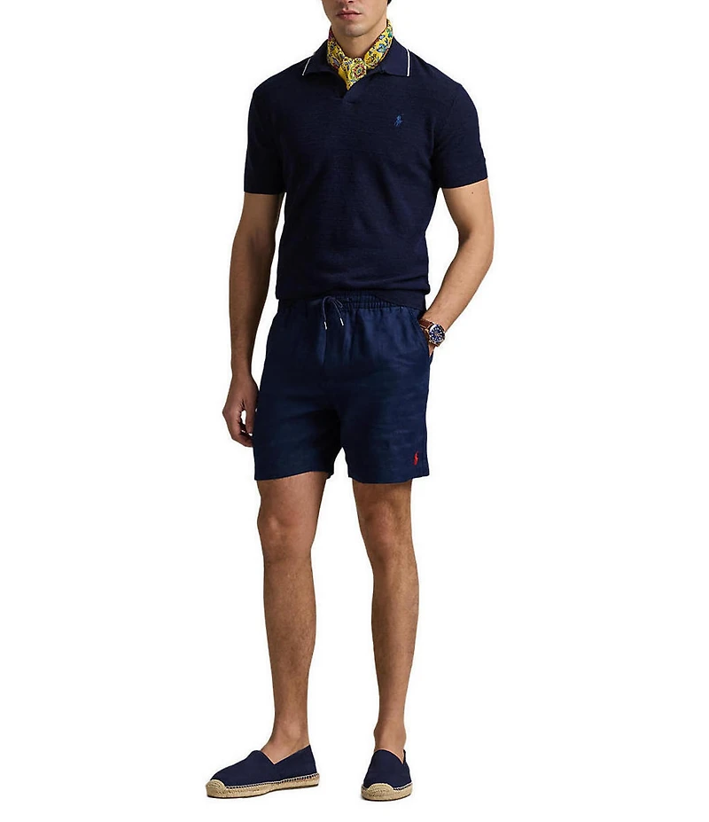 Polo Ralph Lauren Prepster Linen 6#double; Inseam Shorts