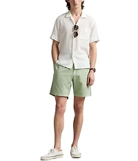 Polo Ralph Lauren Prepster Mineral-Dyed 8#double; Inseam Shorts
