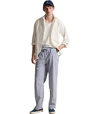 Polo Ralph Lauren Prepster Relaxed Fit Seersucker Straight Leg Pants