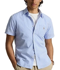 Polo Ralph Lauren Prepster Striped Seersucker Short Sleeve Woven Shirt