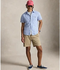 Polo Ralph Lauren Prepster Striped Seersucker Short Sleeve Woven Shirt