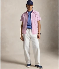 Polo Ralph Lauren Prepster Striped Seersucker Short Sleeve Woven Shirt