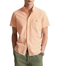 Polo Ralph Lauren Prepster Striped Seersucker Short Sleeve Woven Shirt