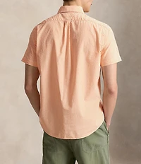 Polo Ralph Lauren Prepster Striped Seersucker Short Sleeve Woven Shirt