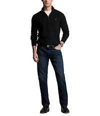 Polo Ralph Lauren Quarter-Zip Mesh-Knit Sweater