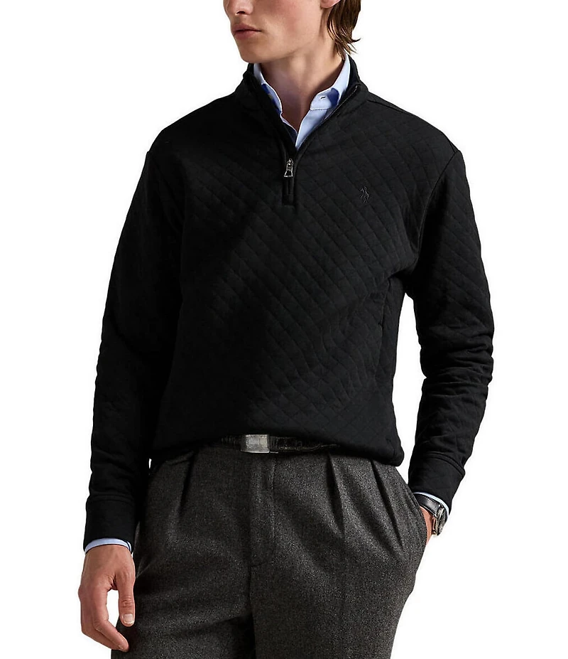Polo Ralph Lauren Quilted Double-Knit Jersey Pullover