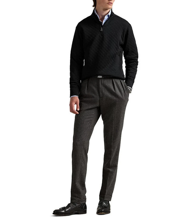 Polo Ralph Lauren Quilted Double-Knit Jersey Pullover