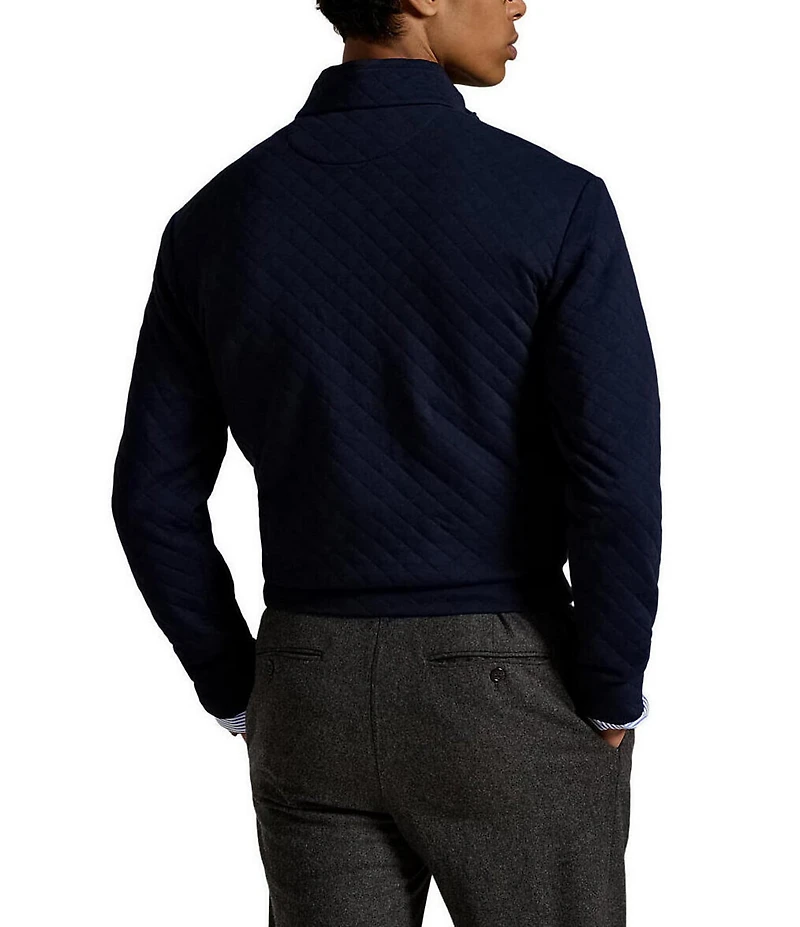 Polo Ralph Lauren Quilted Double-Knit Jersey Pullover