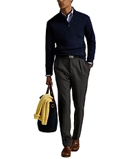 Polo Ralph Lauren Quilted Double-Knit Jersey Pullover