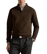 Polo Ralph Lauren Quilted Double-Knit Jersey Pullover