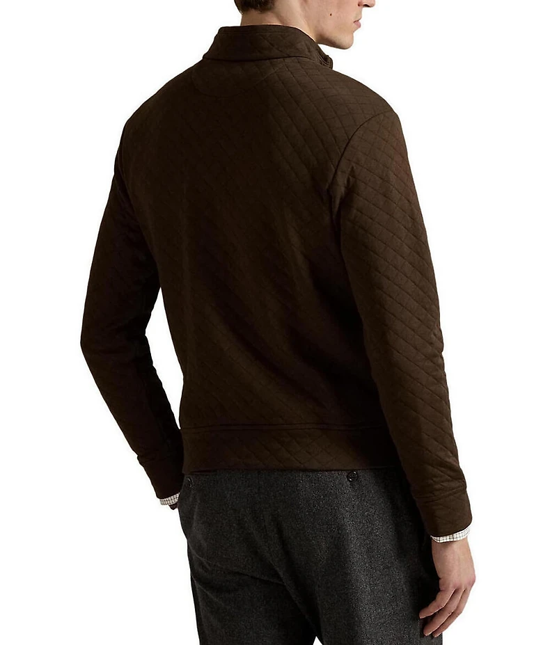 Polo Ralph Lauren Quilted Double-Knit Jersey Pullover