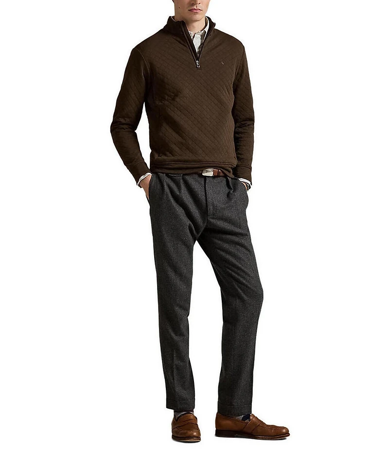 Polo Ralph Lauren Quilted Double-Knit Jersey Pullover