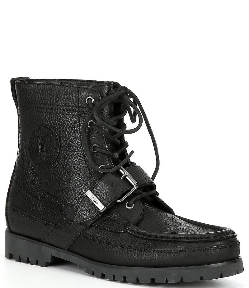 Polo Ralph Lauren Men's Ranger Leather Buckle Boots
