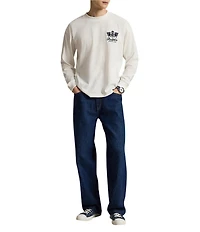 Polo Ralph Lauren Relaxed Fit Embroidered Graphic Long Sleeve T-Shirt