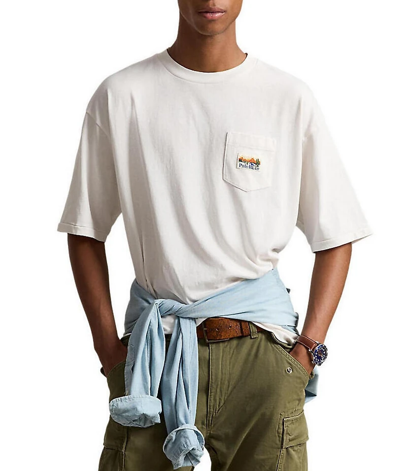 Polo Ralph Lauren Relaxed Fit Jersey Graphic Short Sleeve T-Shirt