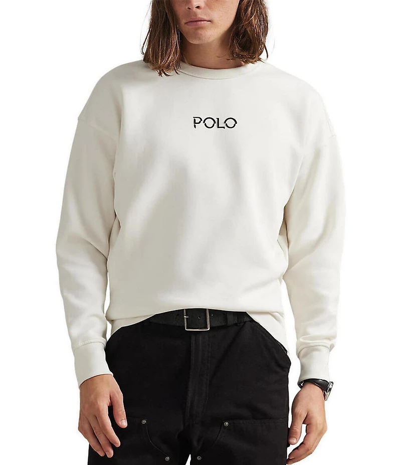 Polo Ralph Lauren Relaxed Fit Logo Double-Knit Sweatshirt