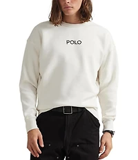Polo Ralph Lauren Relaxed Fit Logo Double-Knit Sweatshirt