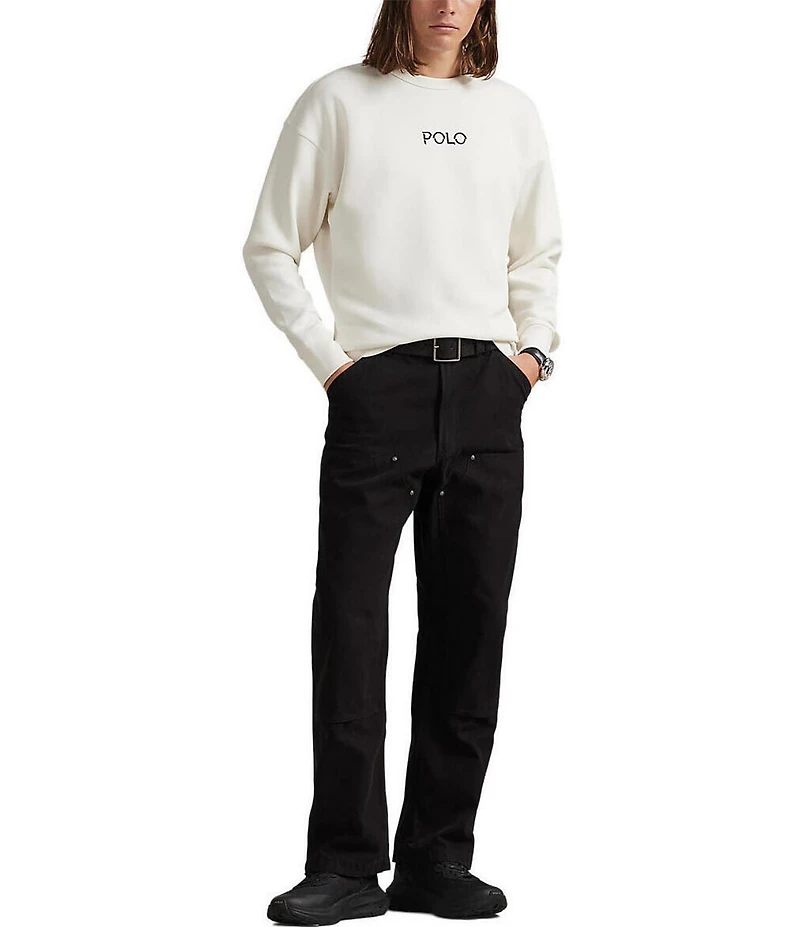 Polo Ralph Lauren Relaxed Fit Logo Double-Knit Sweatshirt