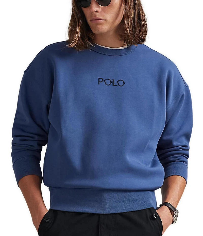 Polo Ralph Lauren Relaxed Fit Logo Double-Knit Sweatshirt