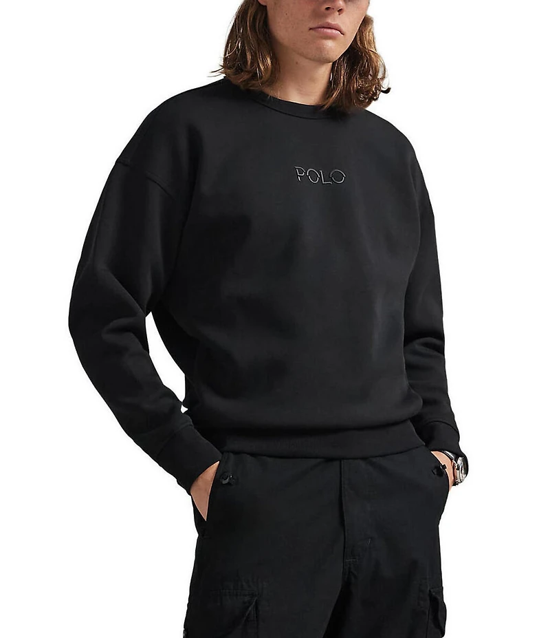 Polo Ralph Lauren Relaxed Fit Logo Double-Knit Sweatshirt