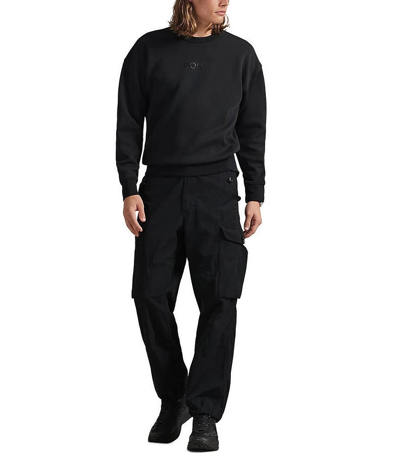 Polo Ralph Lauren Relaxed Fit Logo Double-Knit Sweatshirt