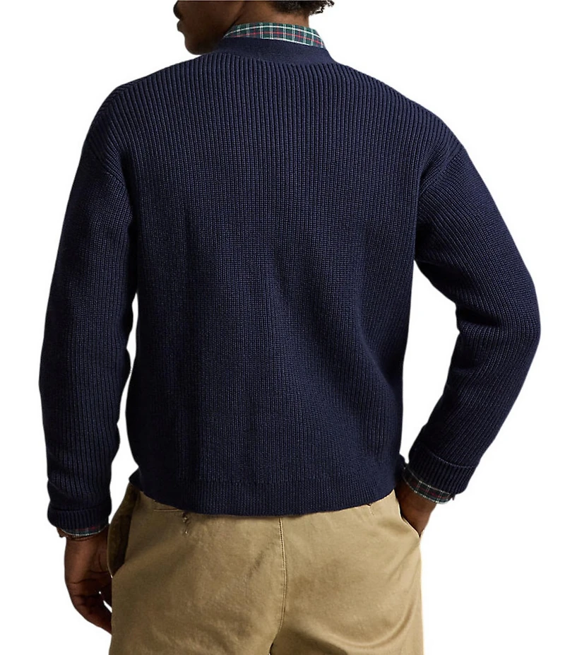 Polo Ralph Lauren Relaxed Fit Textured Cotton Cardigan