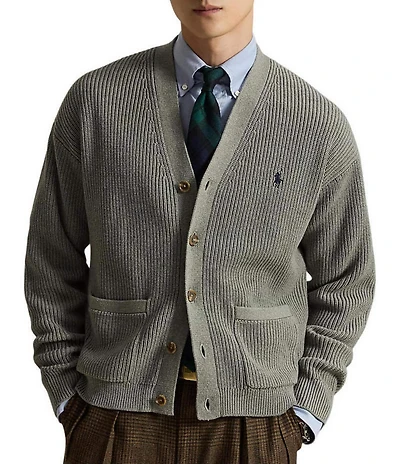 Polo Ralph Lauren Relaxed Fit Textured Cotton Cardigan
