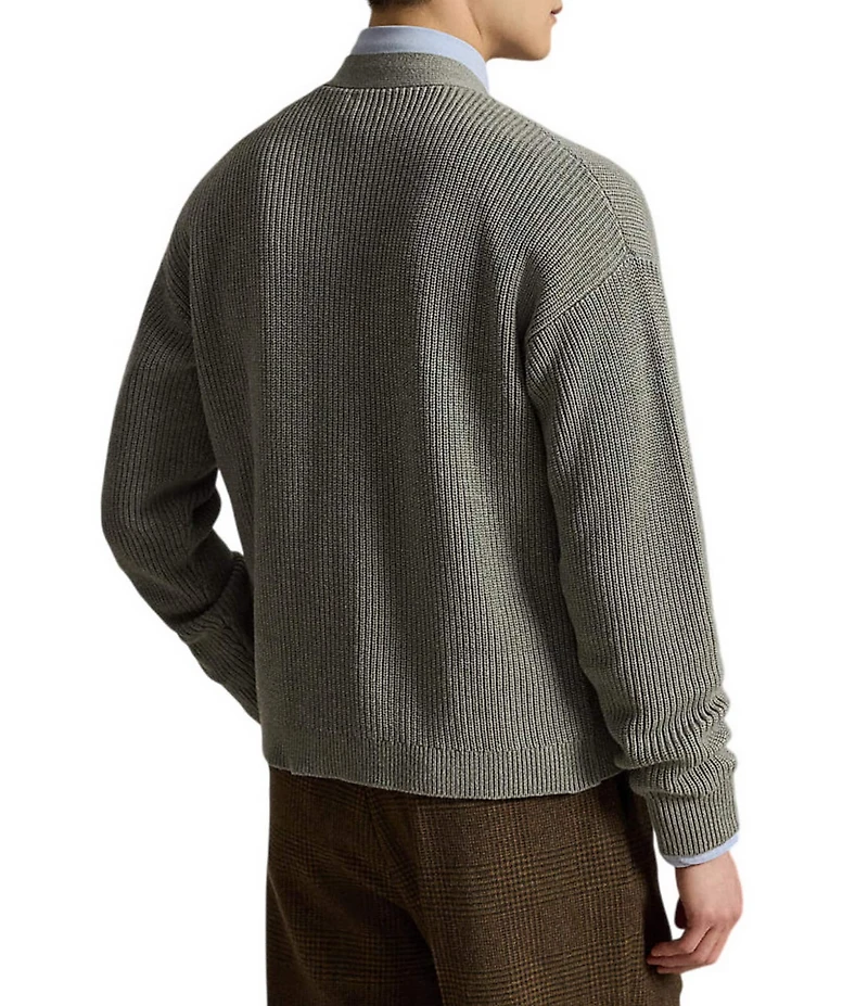 Polo Ralph Lauren Relaxed Fit Textured Cotton Cardigan