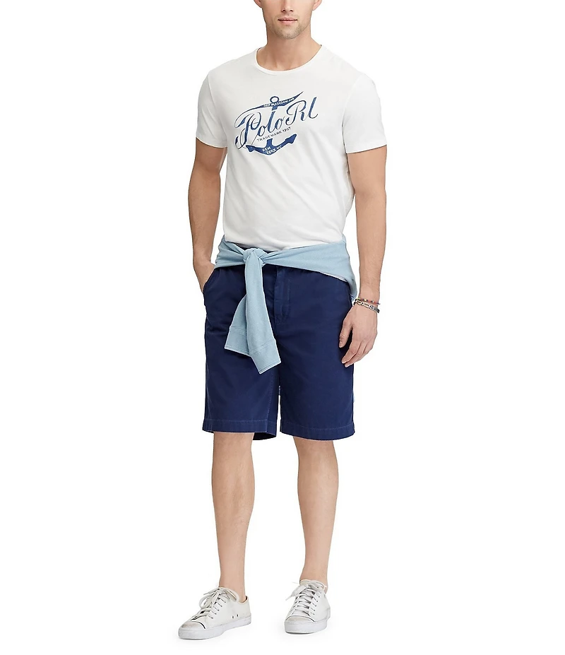 Polo Ralph Lauren Relaxed Fit Twill 10#double; Inseam Surplus Shorts