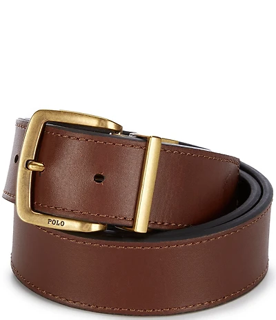 Polo Ralph Lauren Metal Buckle Reversible Leather Belt