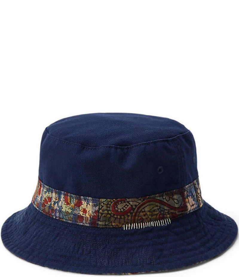Polo Ralph Lauren Reversible Madras-Twill Bucket Hat