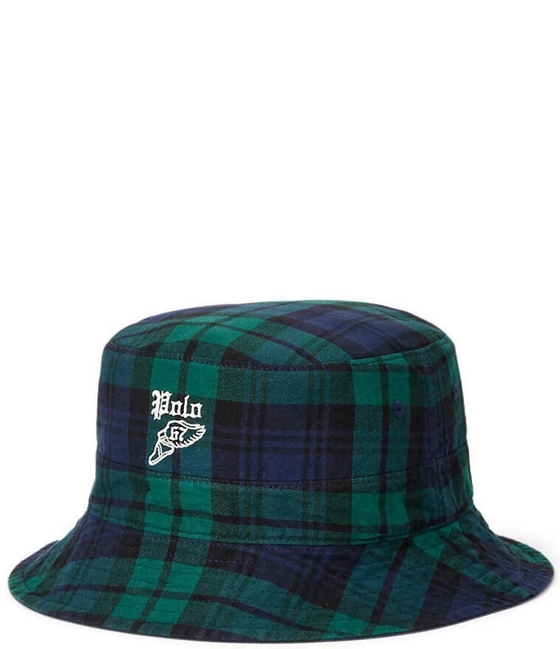 Polo Ralph Lauren Reversible Twill-Oxford Bucket Hat