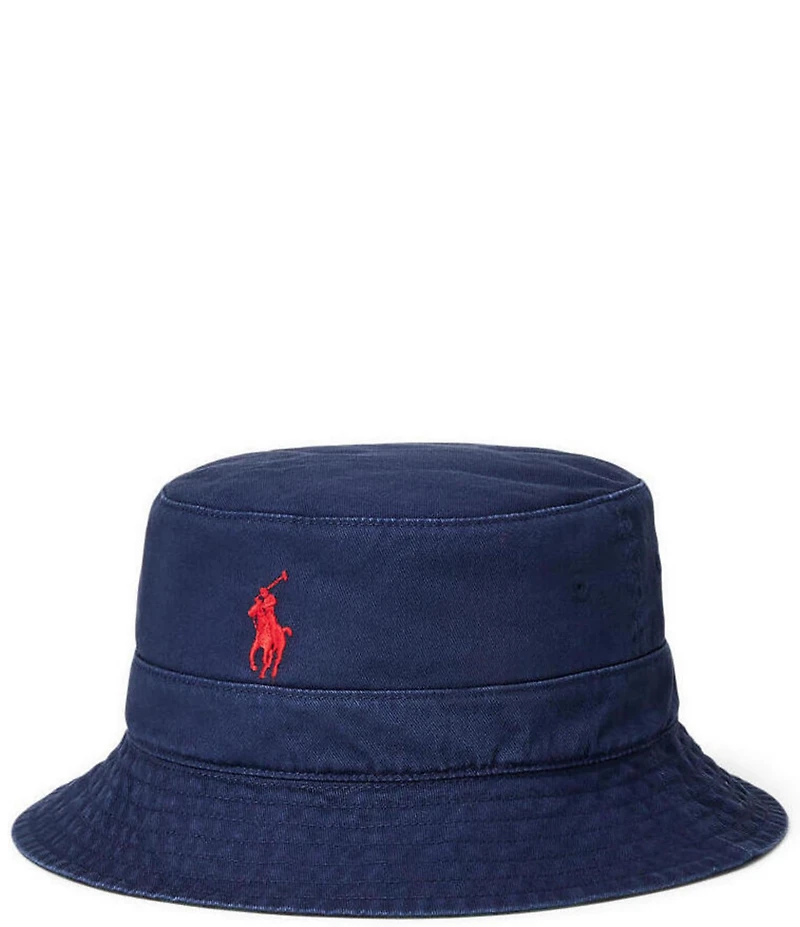 Polo Ralph Lauren Reversible Twill-Oxford Bucket Hat