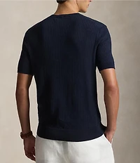 Polo Ralph Lauren Rib-Knit Short Sleeve Sweater