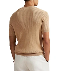 Polo Ralph Lauren Rib-Knit Short Sleeve Sweater