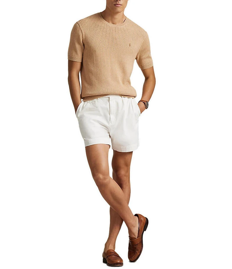 Polo Ralph Lauren Rib-Knit Short Sleeve Sweater