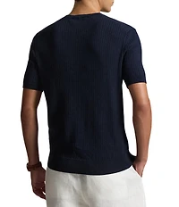 Polo Ralph Lauren Rib-Knit Short Sleeve Sweater