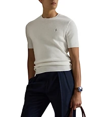 Polo Ralph Lauren Rib-Knit Short Sleeve Sweater