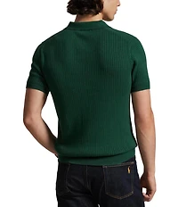 Polo Ralph Lauren Rib-Knit Sweater Polo Shirt