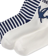 Polo Ralph Lauren RL Anchor 2-Pack Crew Sock