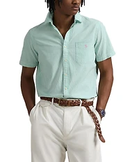 Polo Ralph Lauren RL Prepster Classic Fit Seersucker Short Sleeve Woven Shirt